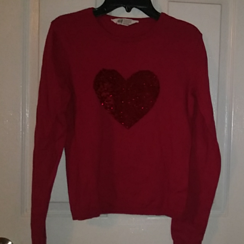 H&M flipping sequin shirt